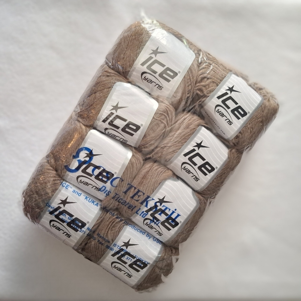 Lot of 8 Flamme Wool Light Camel